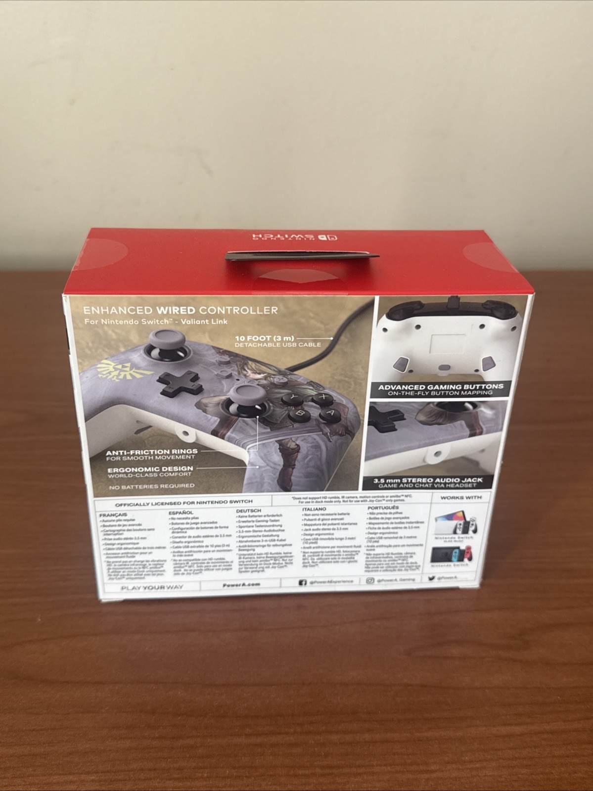 PowerA Enhanced Controller Wired Valiant Link – Brand New – Nintendo Switch