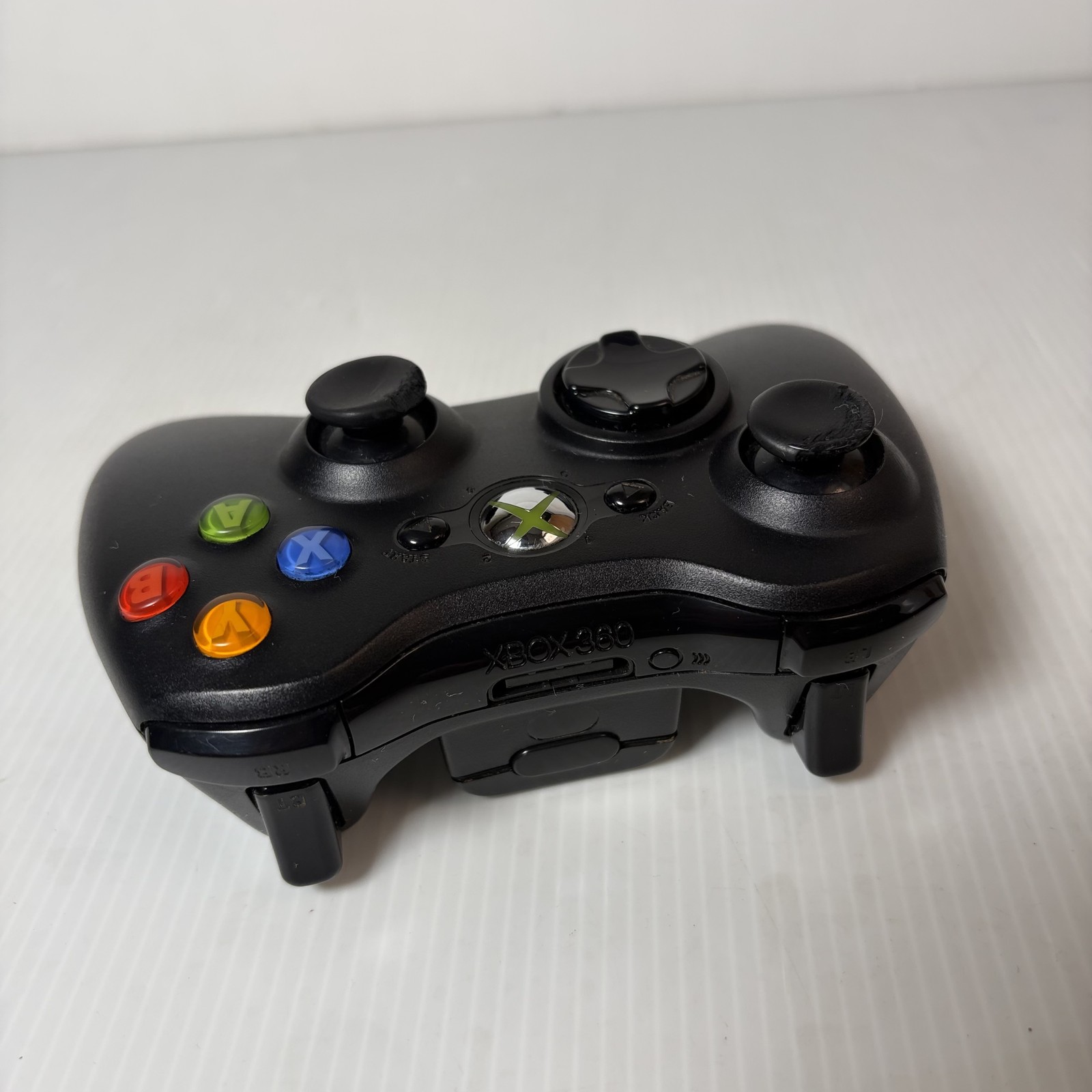 Official Microsoft Xbox 360 Wireless Controller Black Original OEM – C Grade