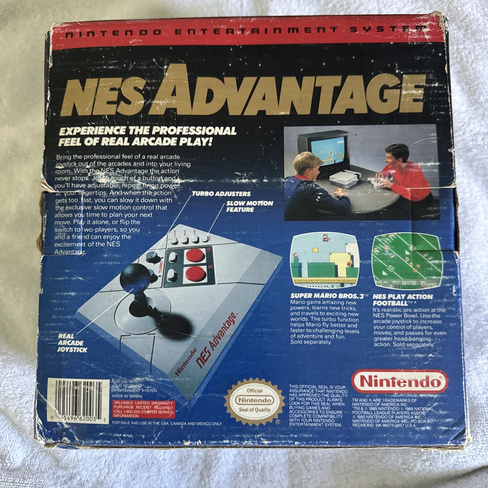 NES Advantage Professional Arcade Joystick Controller NIB