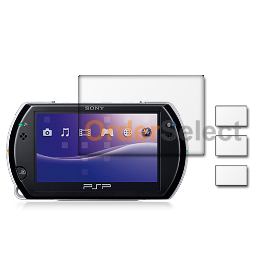 3X Ultra Clear HD LCD Screen Shield Guard Protector for Sony Playstation PSP GO