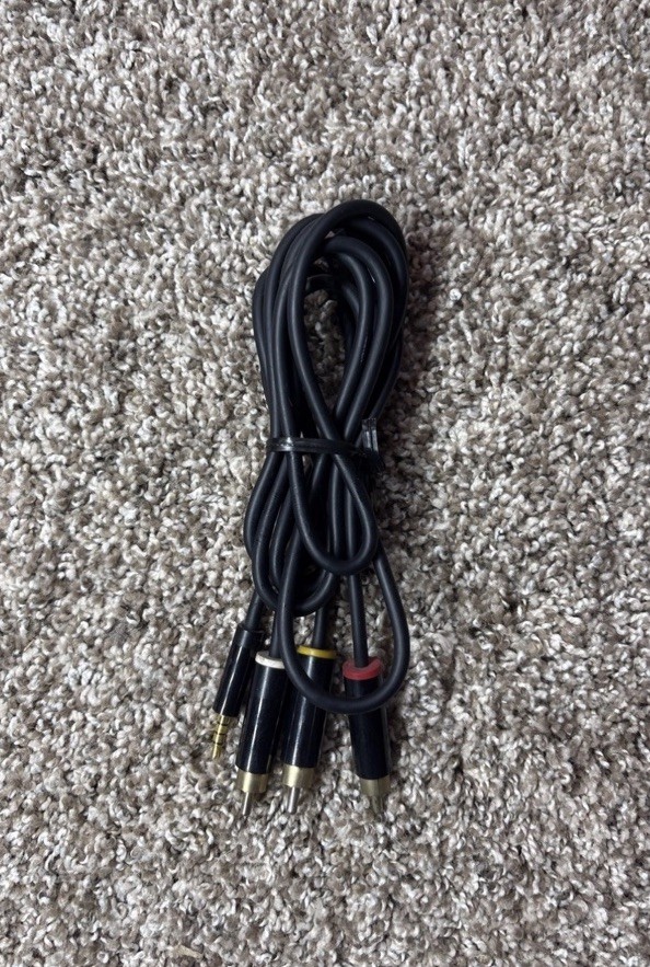 Composite RCA AV A/V Audio Video Cable Cord OEM Microsoft Xbox 360 E