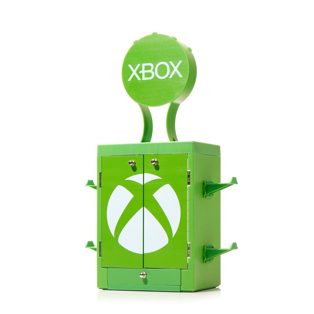 Numskull Official Xbox ‘Green Gaming Locker Controller Holder & Headset Stand