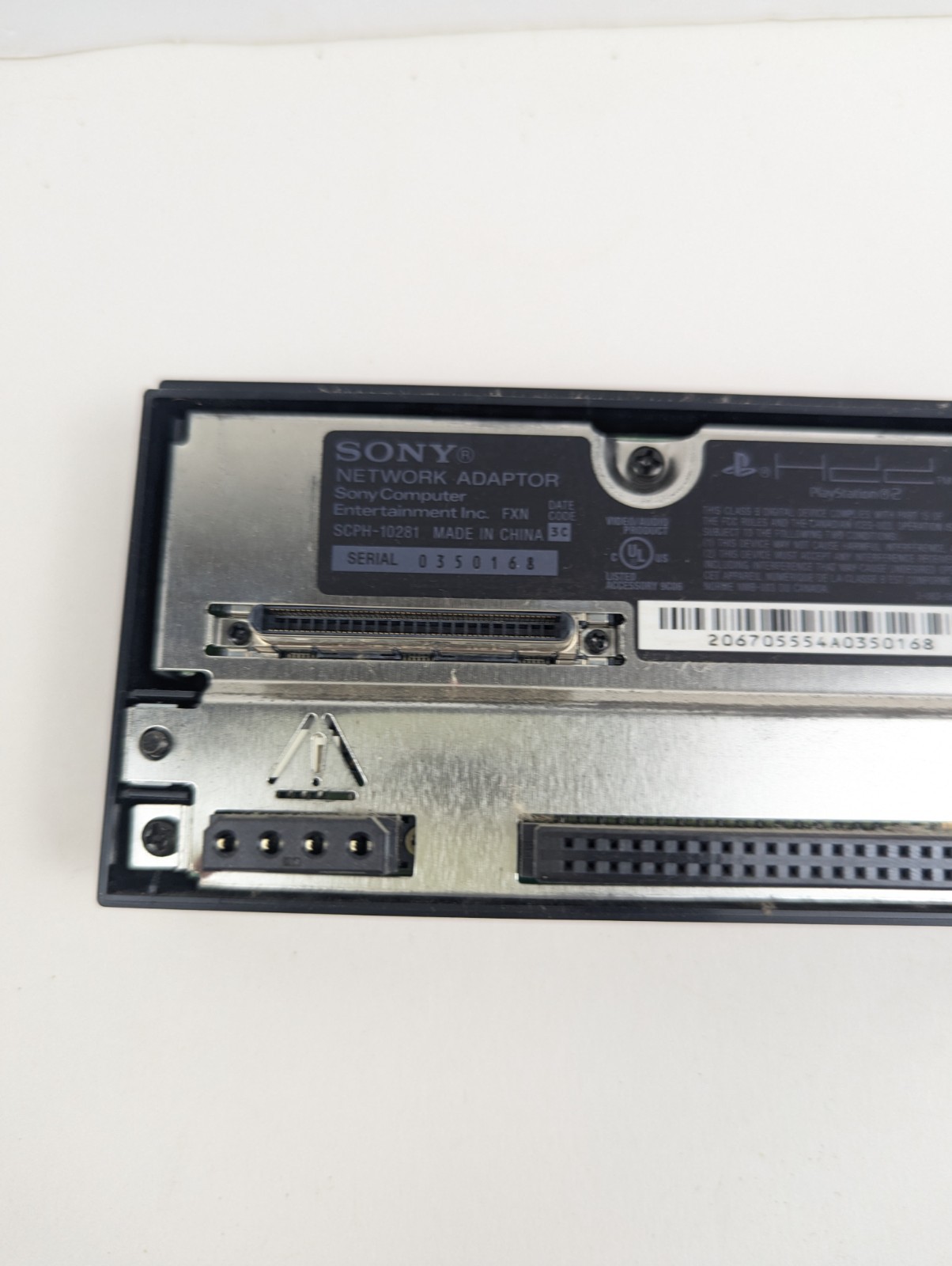 Sony PlayStation 2 PS2 Network HDD Adapter Ethernet Port