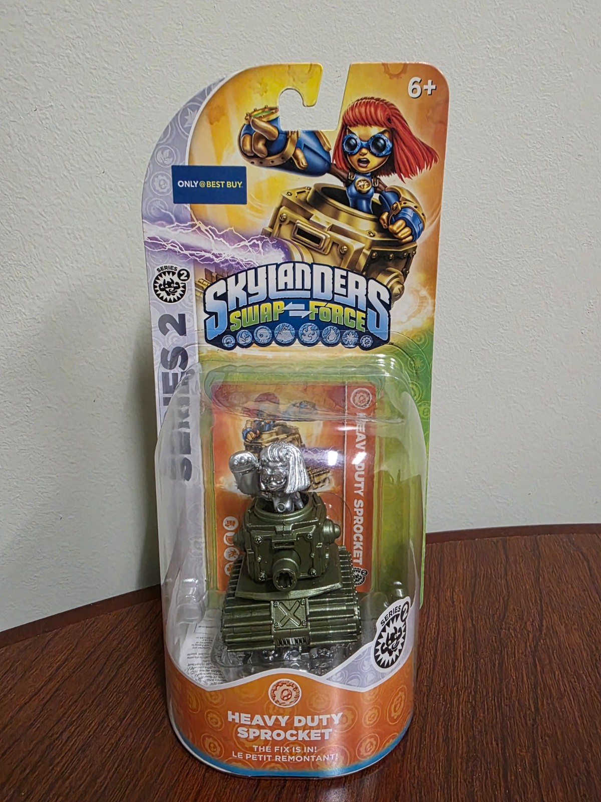 Skylanders Swap Force Heavy Duty Sprocket Silver Variant Series 2
