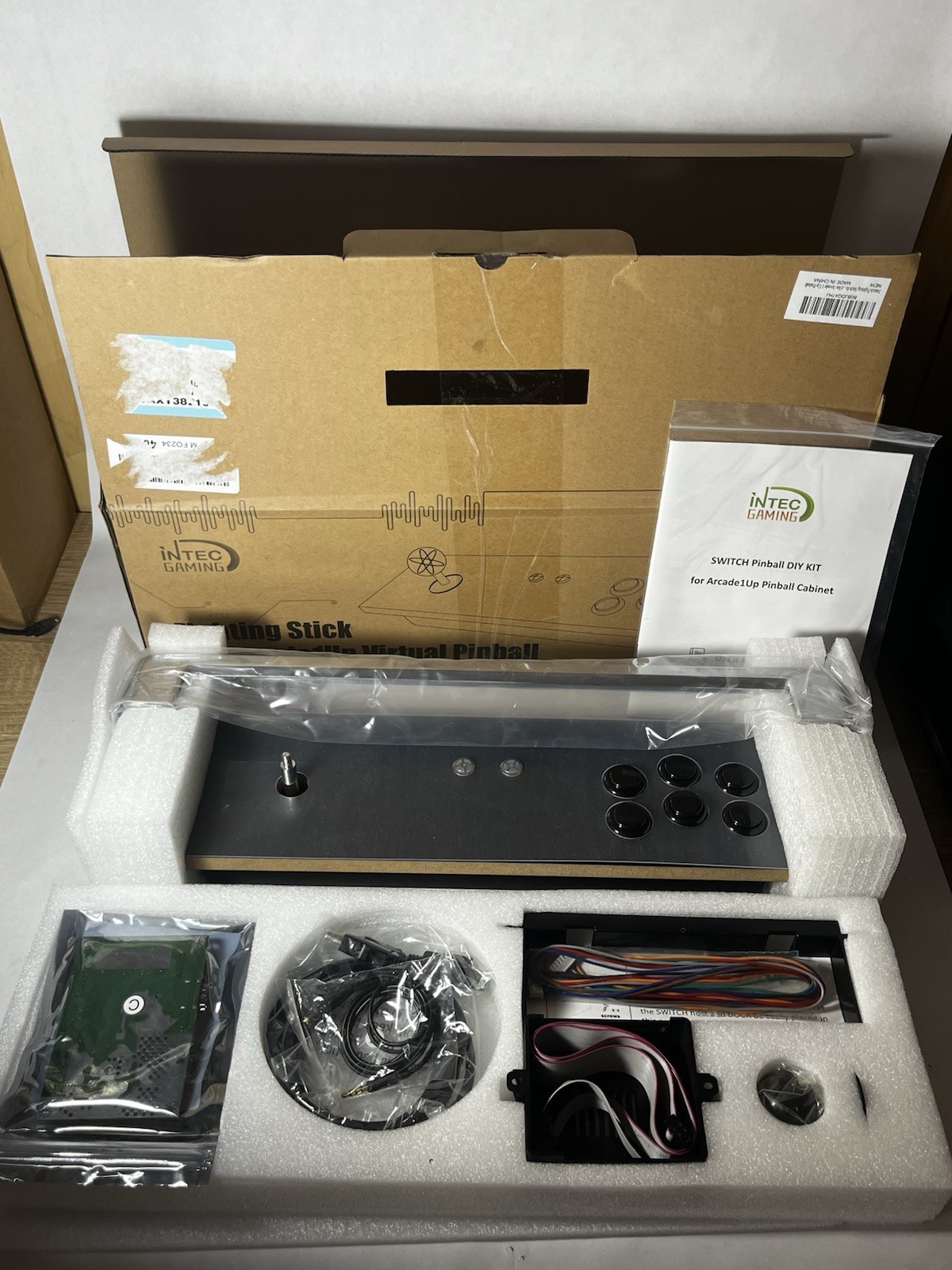 Arcade Fighting Stick for Switch – Enhance Arcade1Up Pinball Games, Modded Joyst