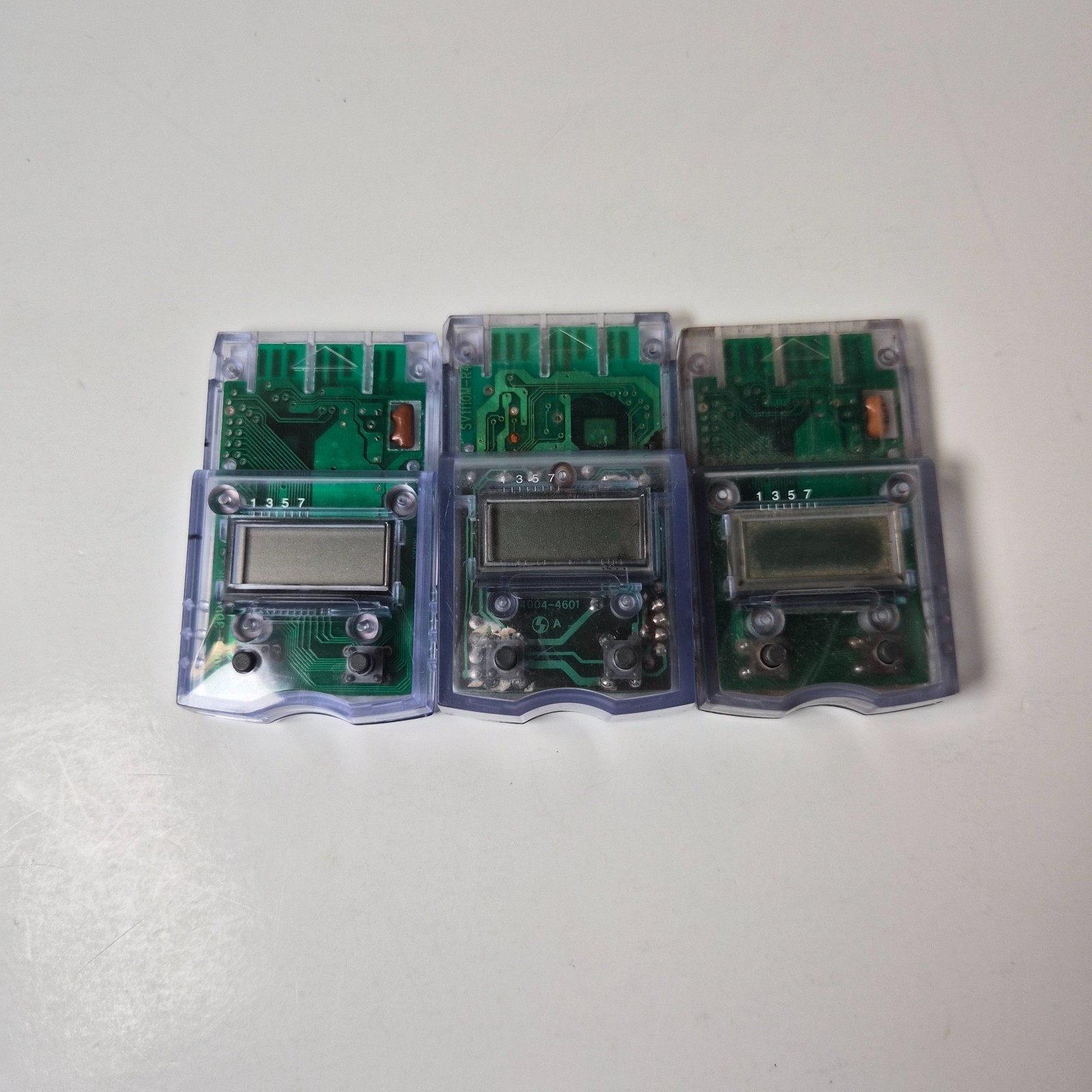 Lot of 3 Performance Mega Memory Cards PS1 LCD Untested