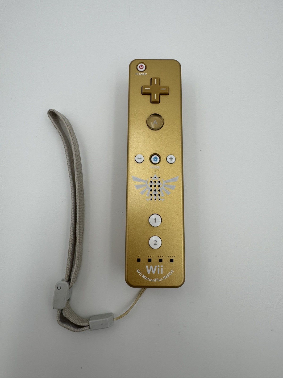The Legend of Zelda Skyward Sword Gold Nintendo Wii Remote Controller – TESTED