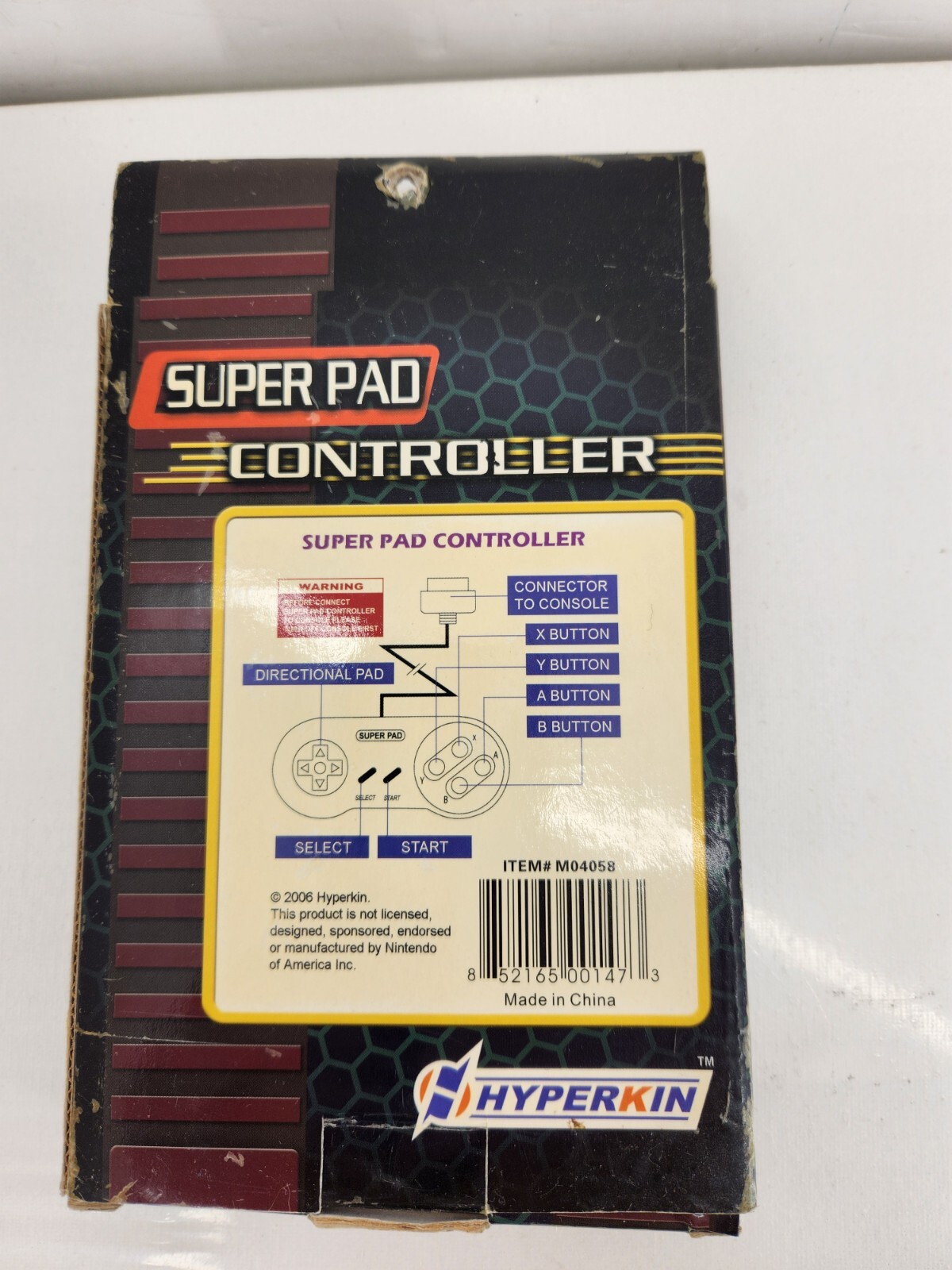 New In Box Hyperkin Tomee (M05170) Gamepad for the Super Nintendo Old Stock
