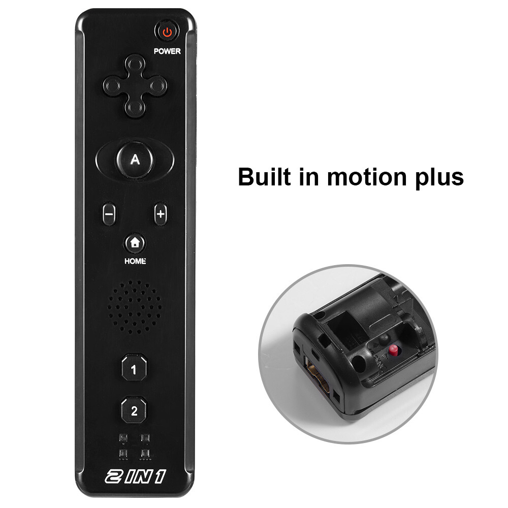 Remote Controller and Nunchuck Built in Motion Plus For Nintendo Wii/ Wii U