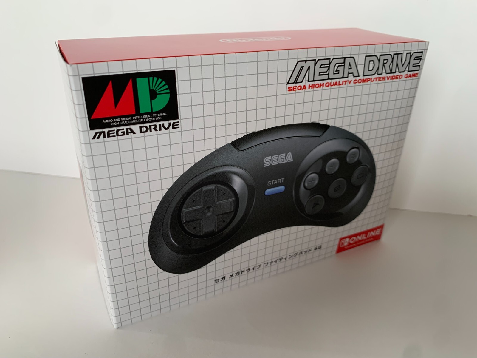 SEGA Mega Drive Fighting Pad 6B Controller Nintendo Switch Online Free Shipping