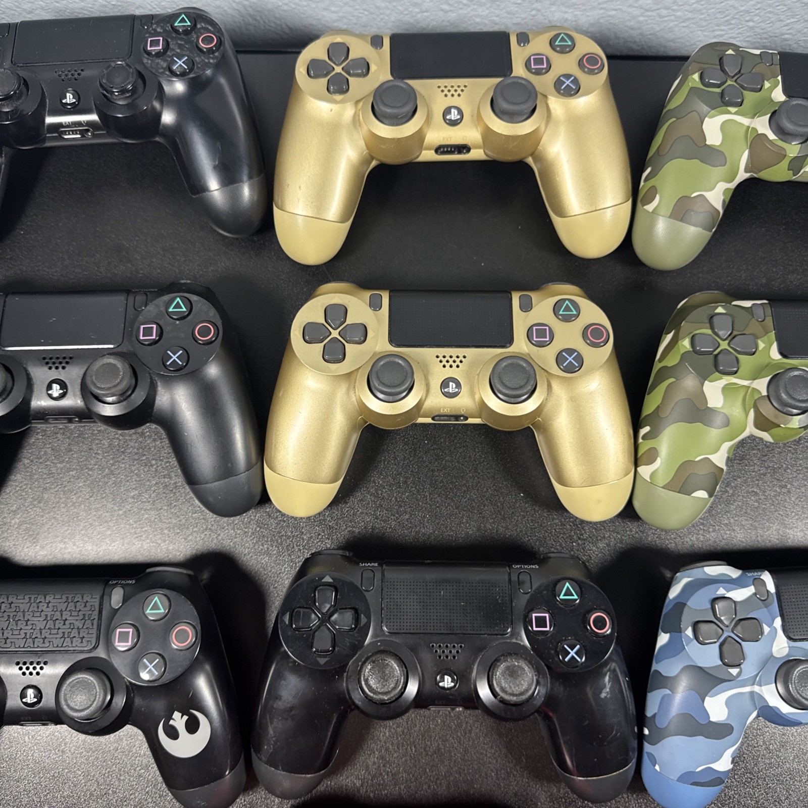 FPOR Lot Of 10 Of PS4 Contollers PlayStation 4 Star Wars Camo