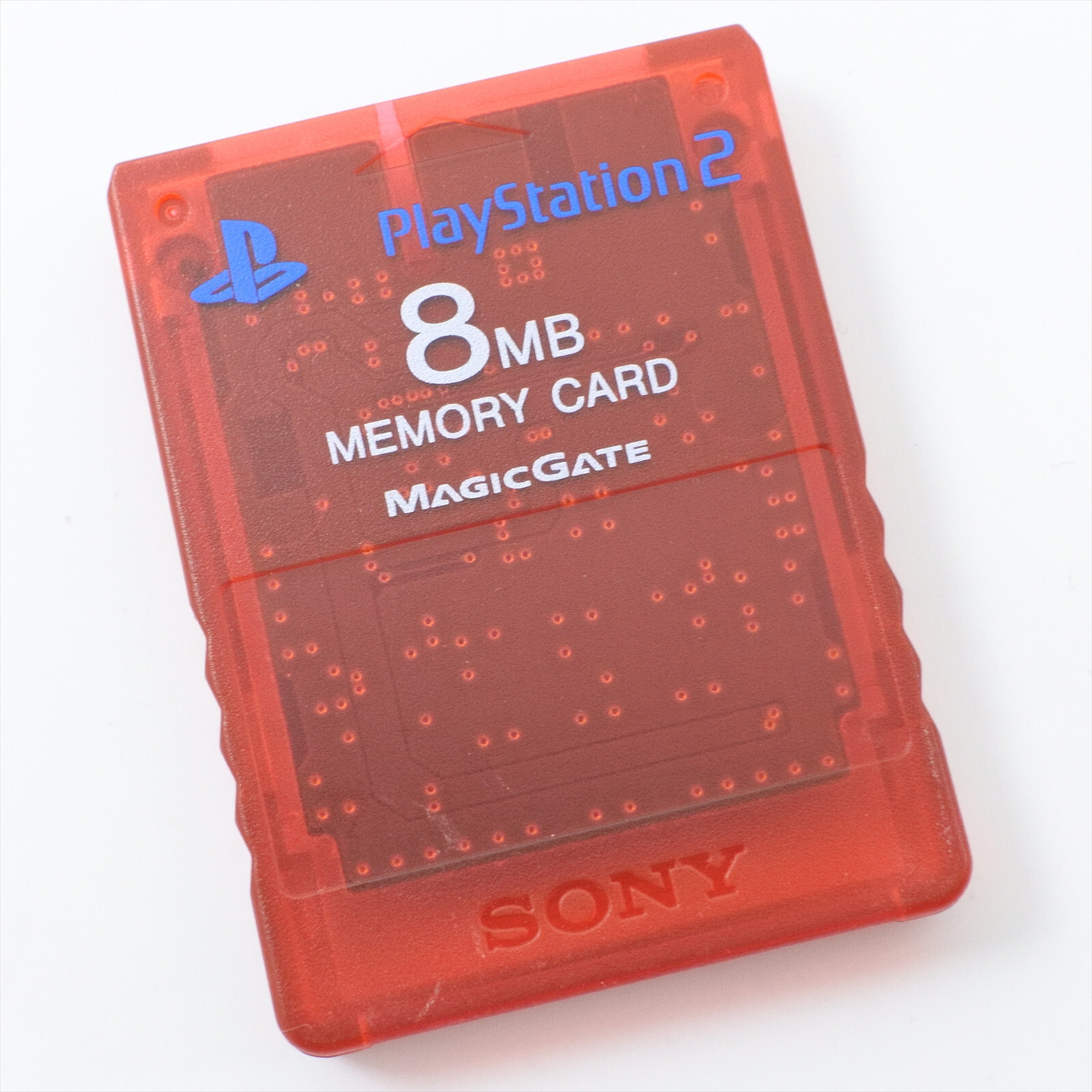 Memory Card CRIMSON RED SCPH-10020 8MB PlayStation 2 Official Made in China 2704