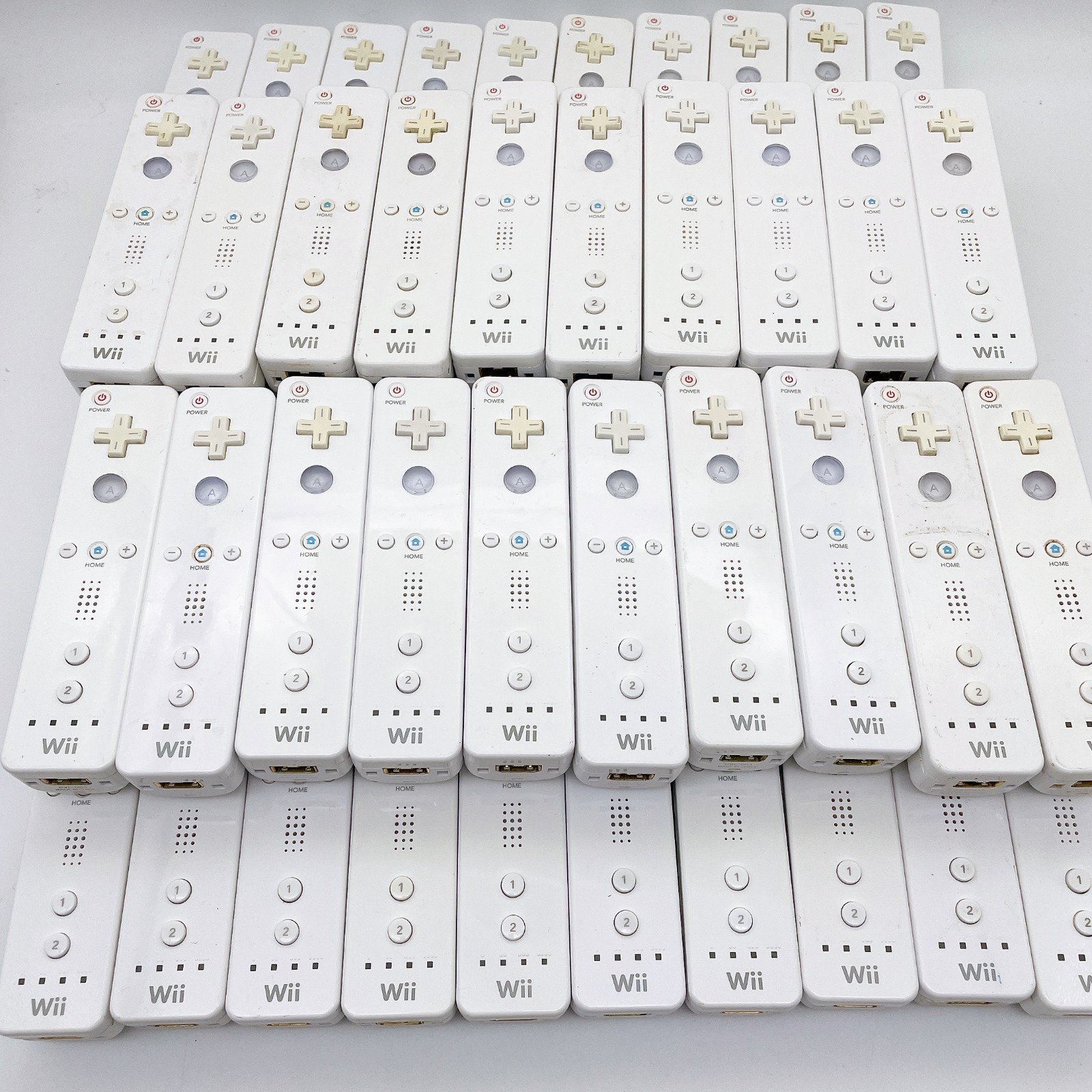 Lot Official Nintendo Wii Remote White RVL-003 OEM Tested Bulk 10 20 30 40 50