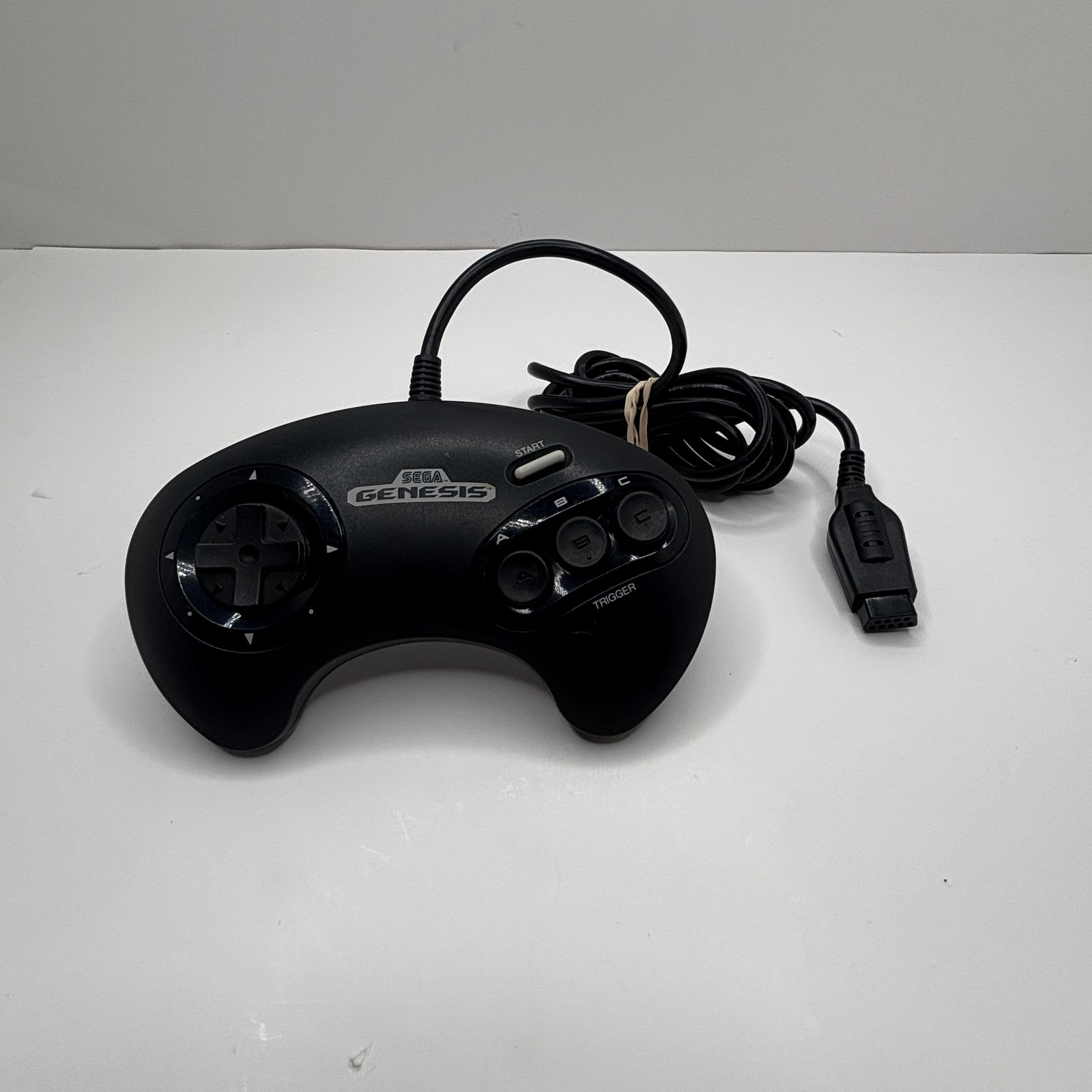 OEM Black Sega Genesis 3-Button Wired GEN Controller MK-1650