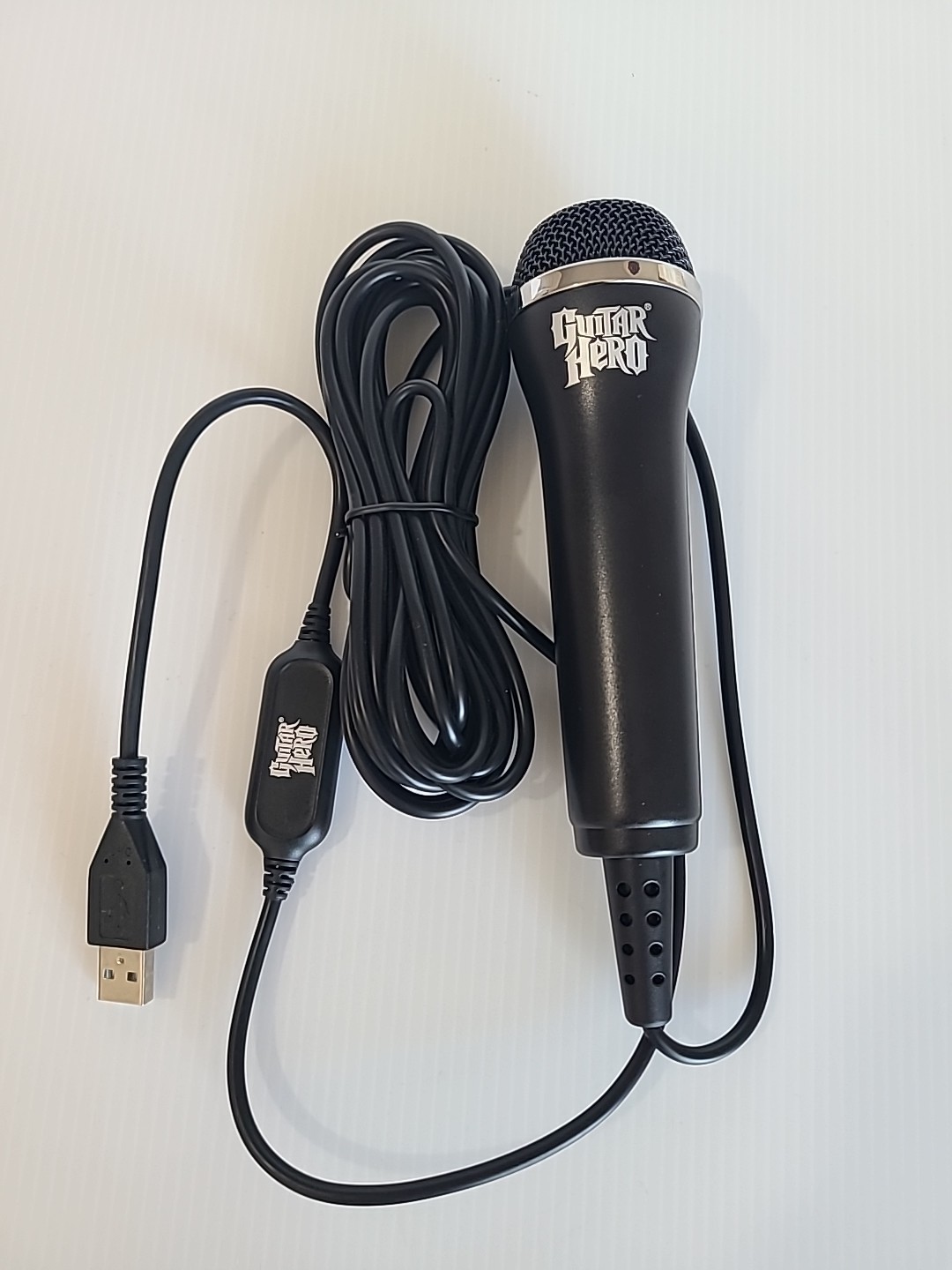Guitar Hero USB Microphone For Xbox 360, Play Station 3 Nintendo Wii *Tested*