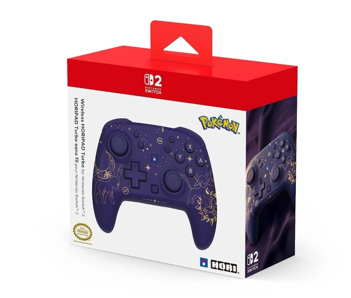 New 2026 HORI Wireless HORIPAD Turbo (ESPEON & UMBREON) for Nintendo Switch 2 🔥