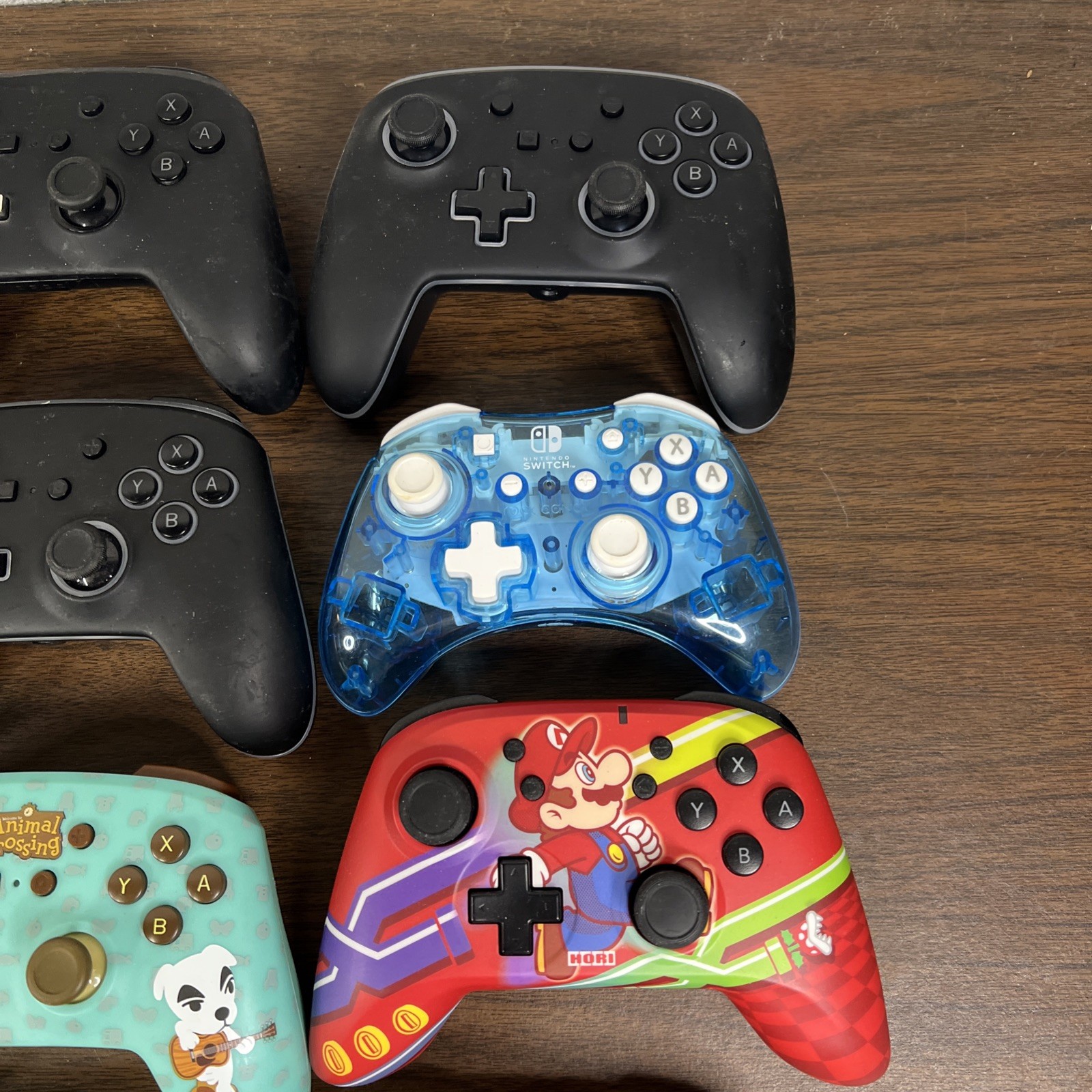 Lot of 30 Mixed PowerA PDP Hori Controllers for Nintendo Switch – ⚠️ UNTESTED