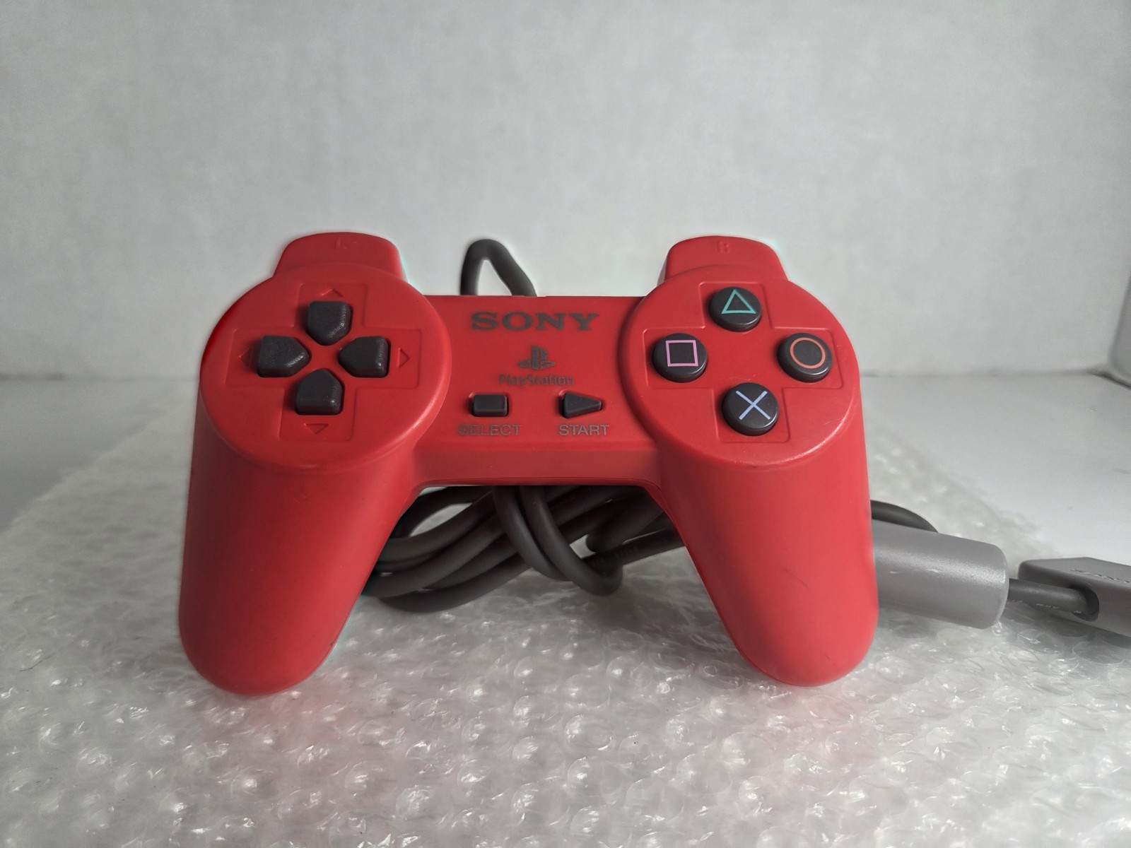 PS1 Red Controller No Analog Sony PlayStation 1 PS1 PS2 Tested Cleaned OEM Scph