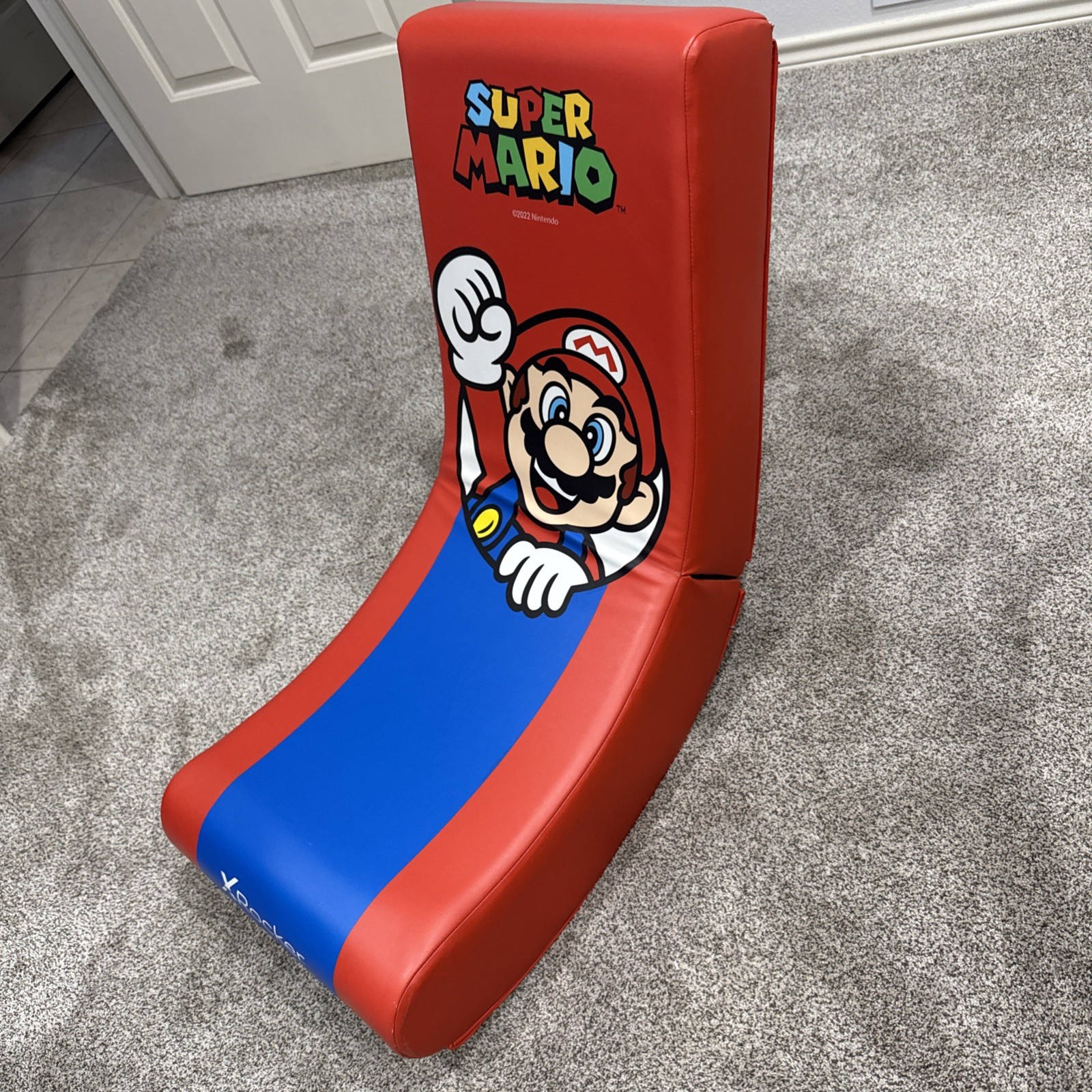 X Rocker Super Mario Floor Rocker Kids Gaming Chair Mario Edition Retired Rare