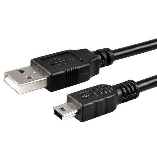 USB 2.0 A Male to Mini B Male 5Pin Data Power Cord Cable For Camera Laptop MP3