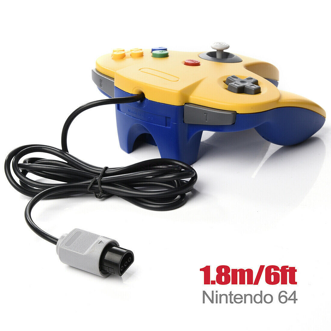 N64 Classic Wired Controller Joypad For Nintendo N64 Video Game/N64 Rumble Pack