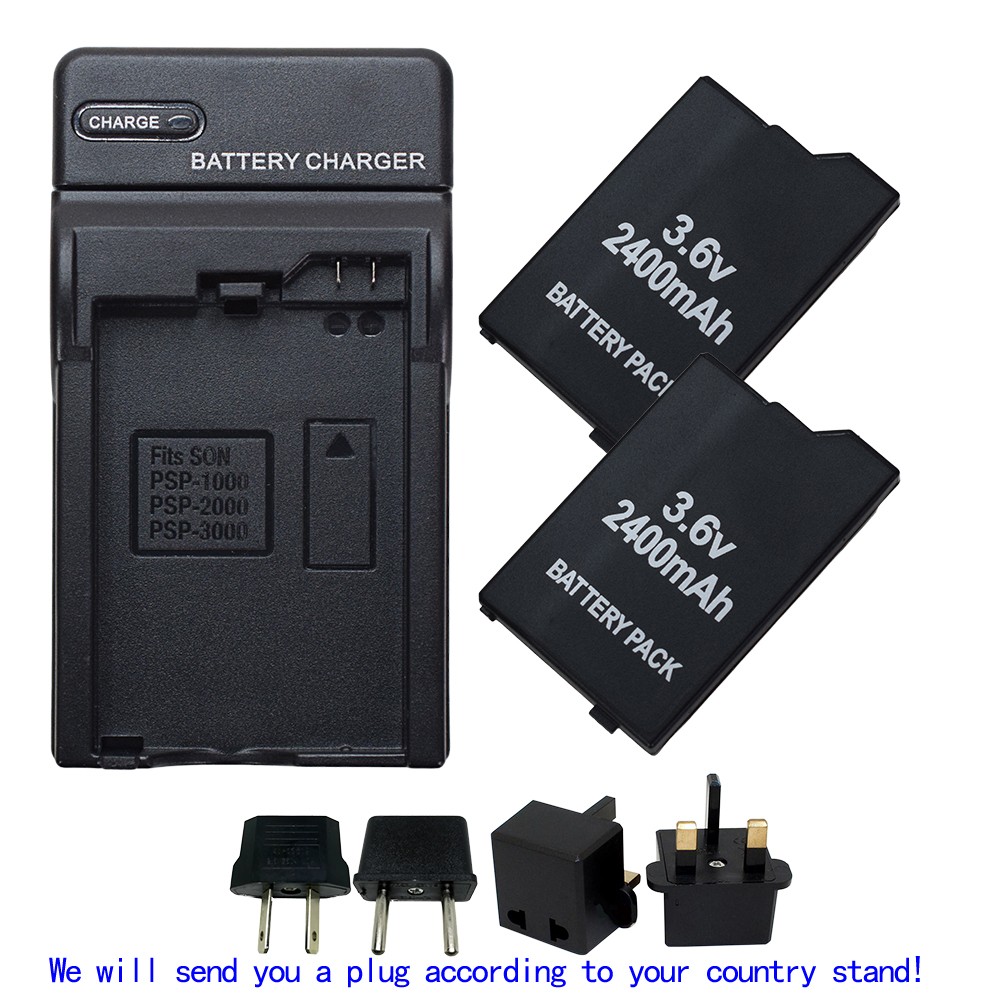 Rechargeable Battery or charger for Sony PSP-110 PSP-1001 PSP 1000 Fat New 3.6V