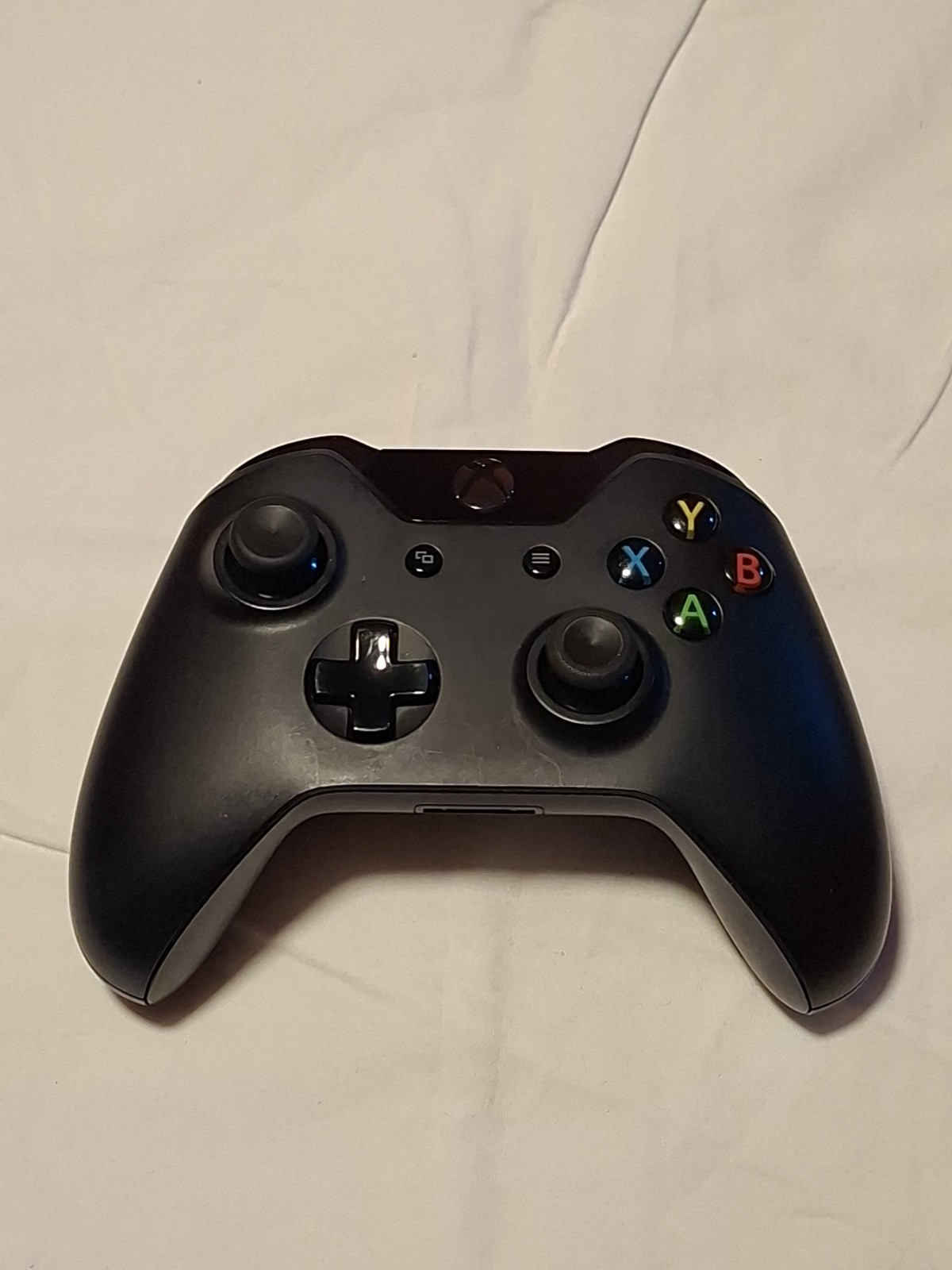 XBOX One Wireless Controller Model 1537 Black Microsoft TESTED (Used)