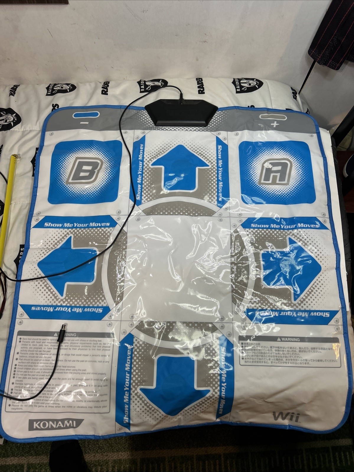 Konami DDR Dance Pad Nintendo Wii GameCube Dance Dance Revolution Mat RU054 OEM