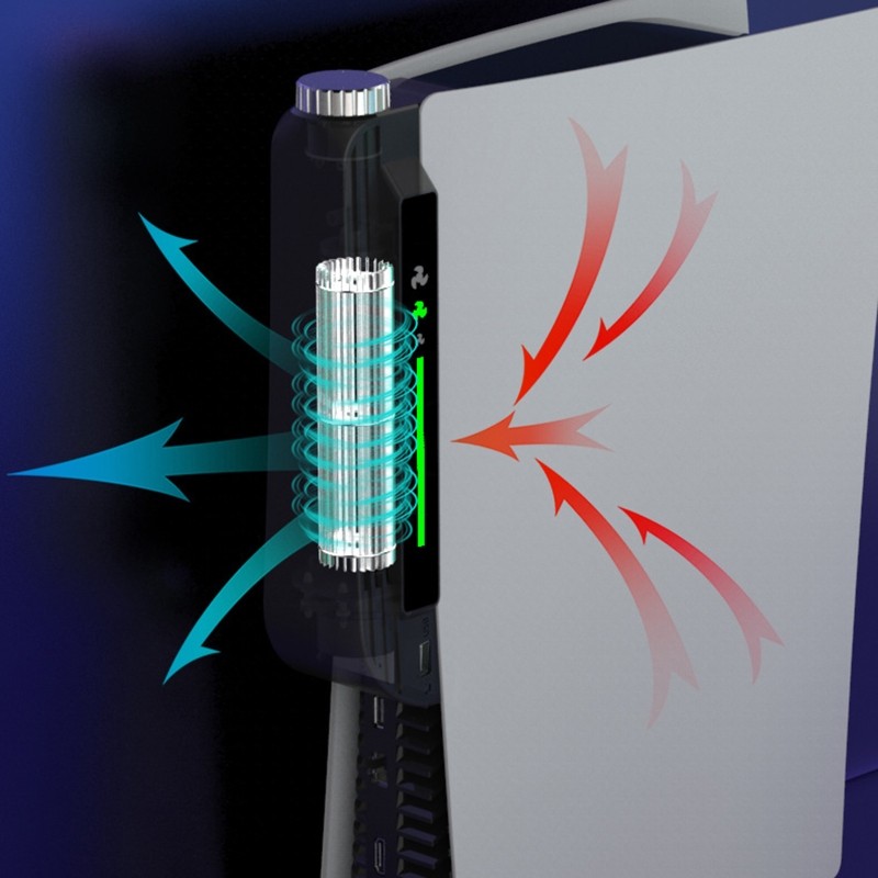 Professional Game Console Radiator Cooler with USB Port 3 Gears Cooling Fan