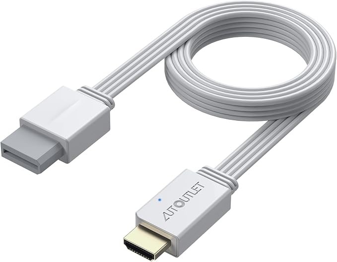 AUTOUTLET Wii to Hdmi Adapter Integrated Design 1.5M Converter Cable Wii to HDMI