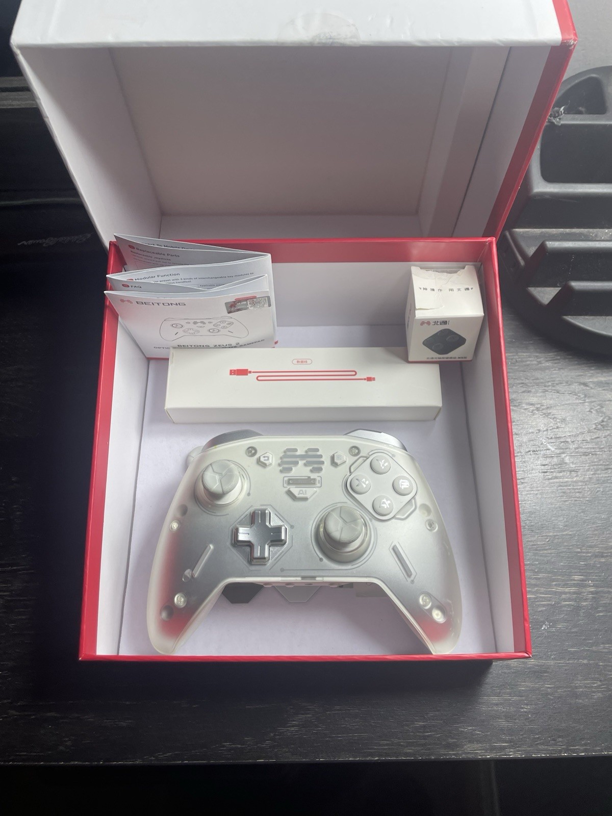 BEITONG Zeus 2 Elite Wireless Controller – for PC/NS/iOS/Android (Galaxy Silver)