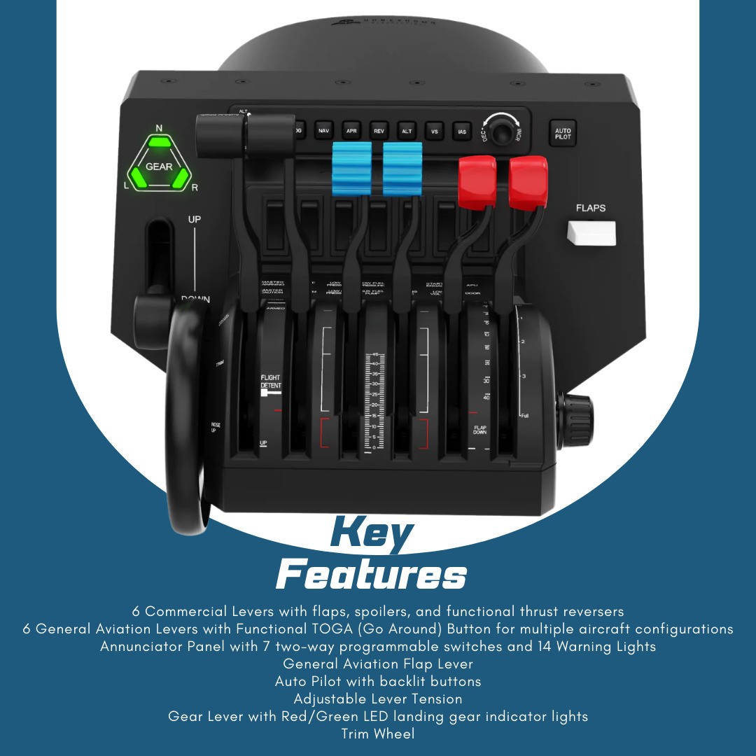 Honeycomb Alpha Flight Controls Yoke with Bravo Throttle Quadrant Bundle