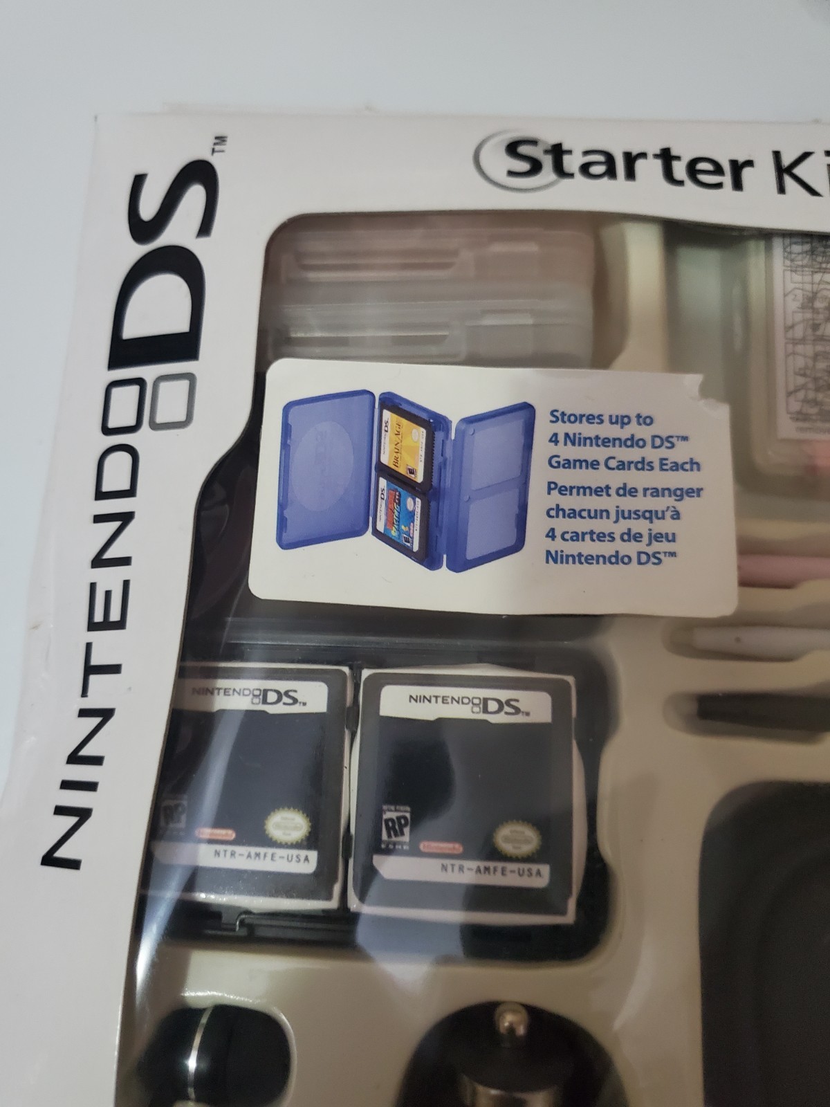 Nintendo DS Starter Kit Power A (Black) BRAND NEW OPEN BOX