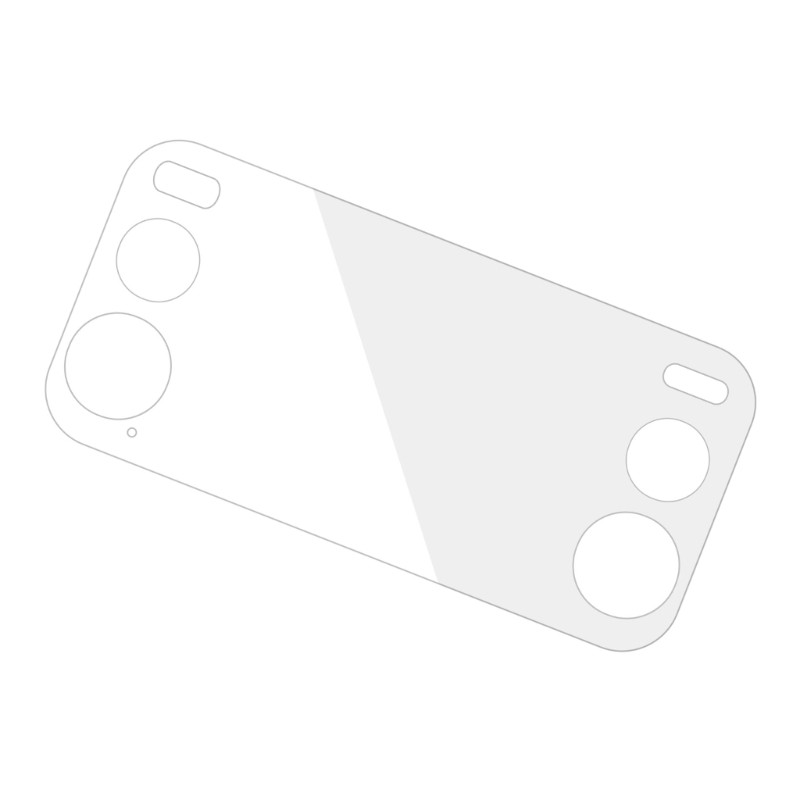 Impact Resistant Tempered Glass Screen Cover For RG476H Game Console None Bubble