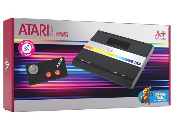 ATARI Official Atari 7800+ Console & Wireless Controller – HDMI Output
