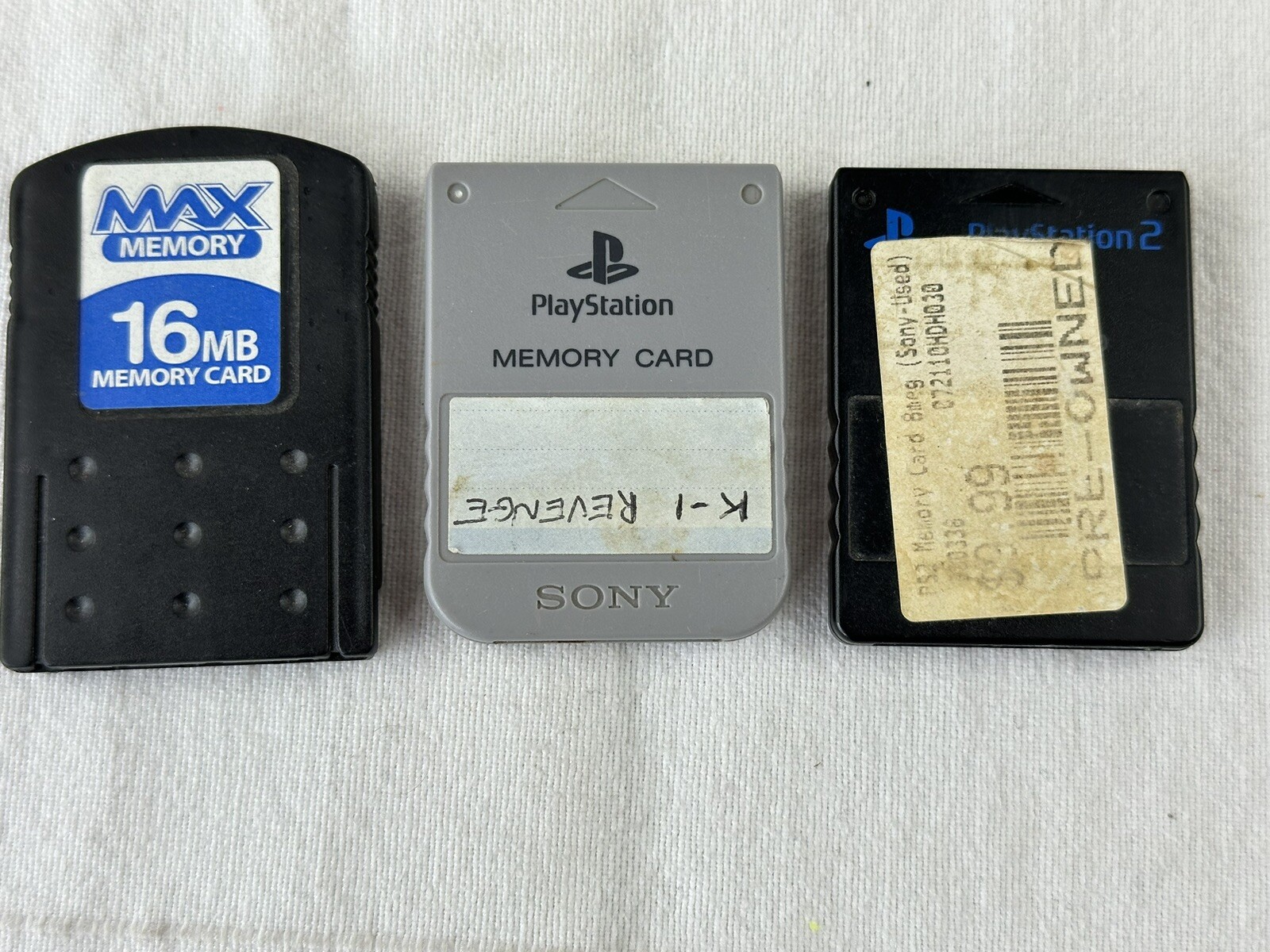 Sony SCPH-1020 Playstation Memory card & SCPH-10020 lot of memory cards