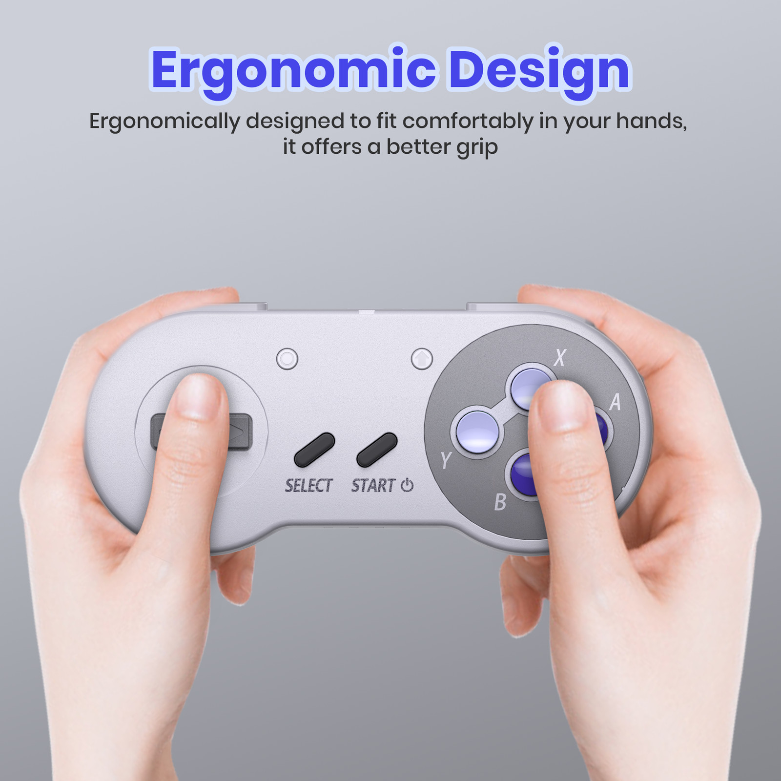 2.4 GHz Wireless SNES Switch Controller for Switch/Switch OLED Mac OS Raspberry
