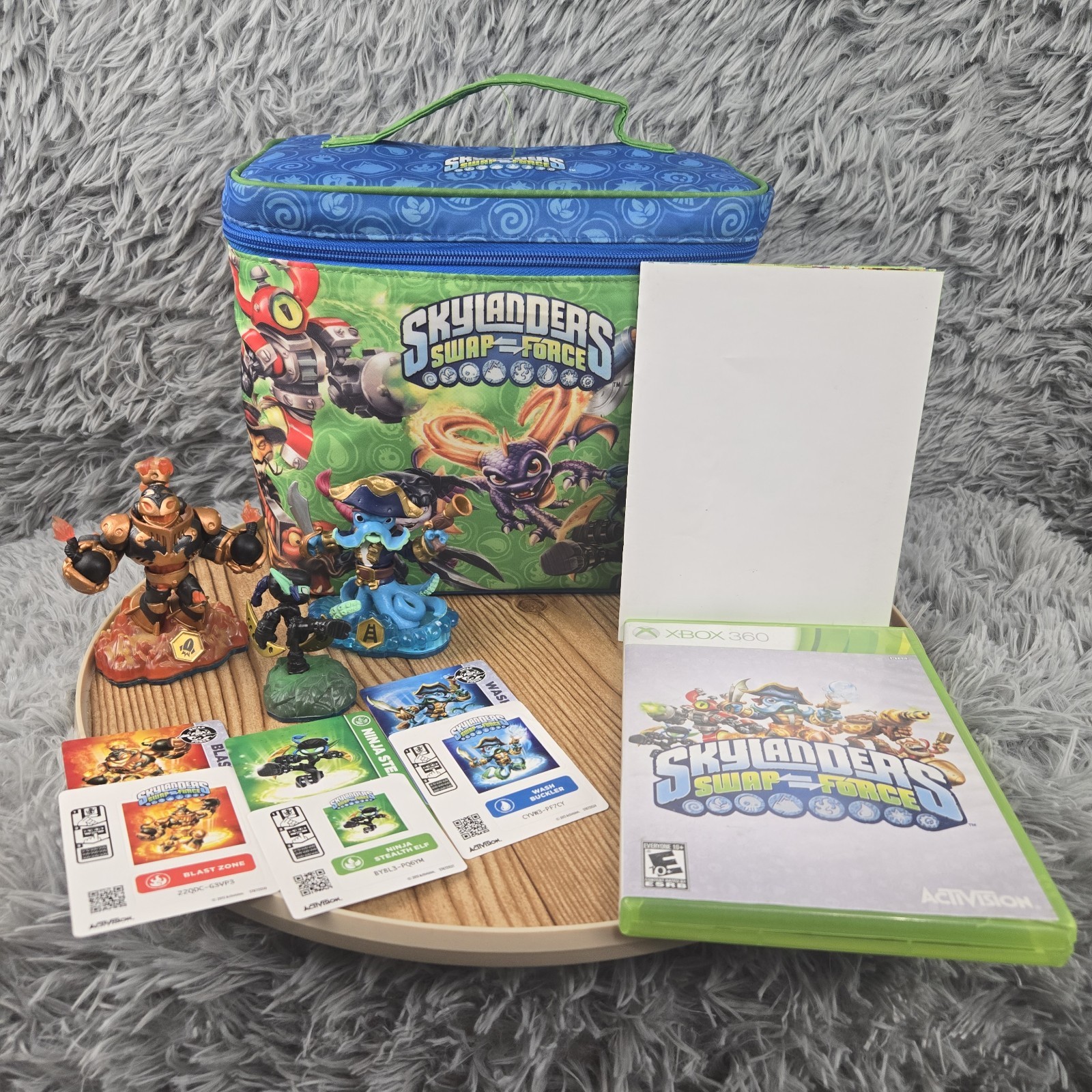 Skylanders Swap-Force Starter Pack XB360 Poster Cards Stickers Tote No Portal