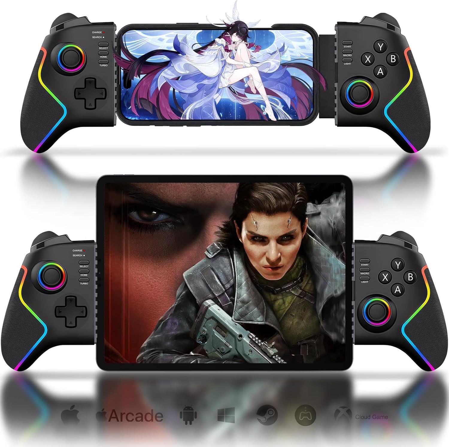 Phone Controller for iPad 13″ & Tablet, iPhone and Android