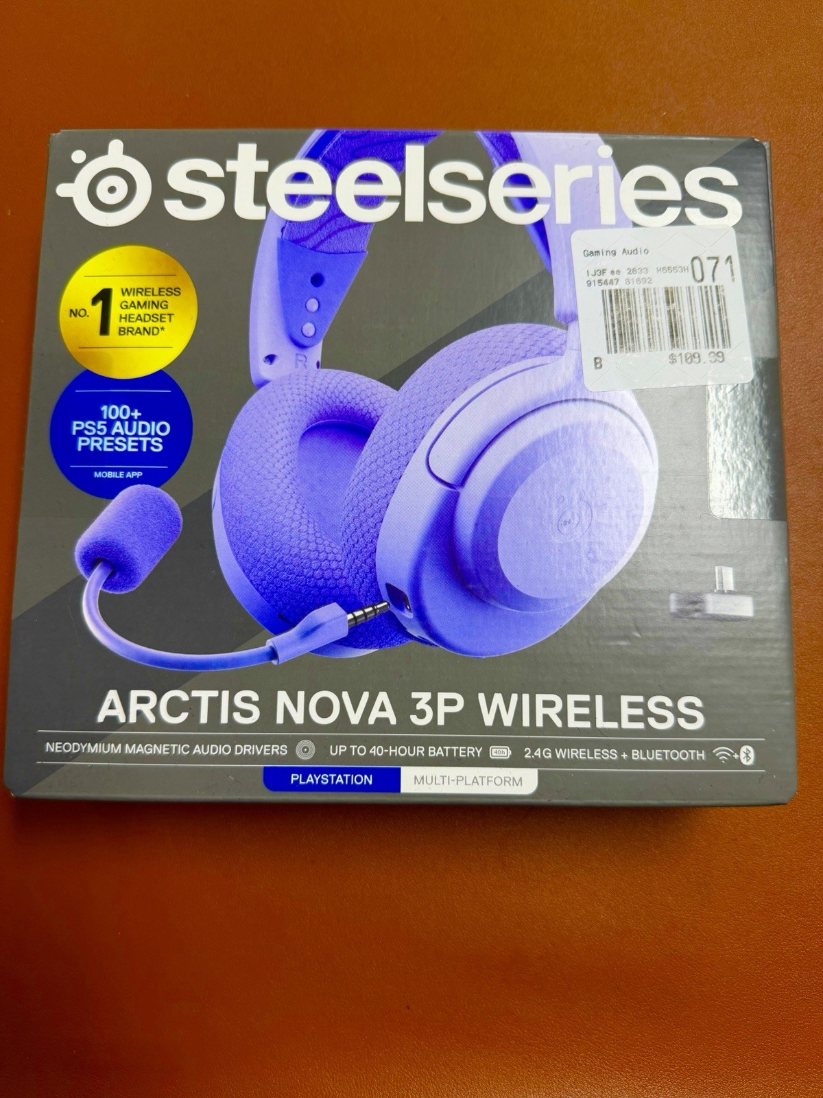 Steelseries Arctis Nova 3P Wireless Playstion Headphone – New Sealed In Box