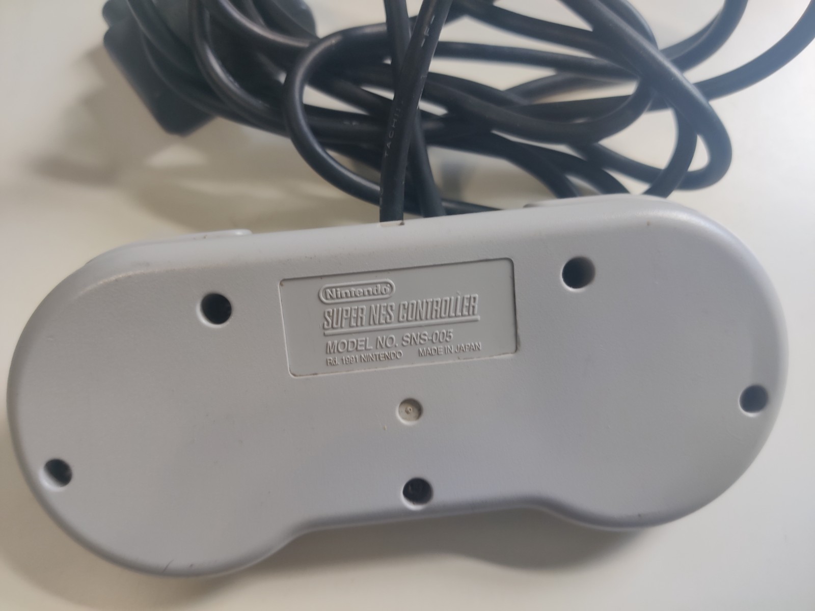 Original SNES Super Nintendo Controller OEM SNS-005 Authentic Genuine Tested #9