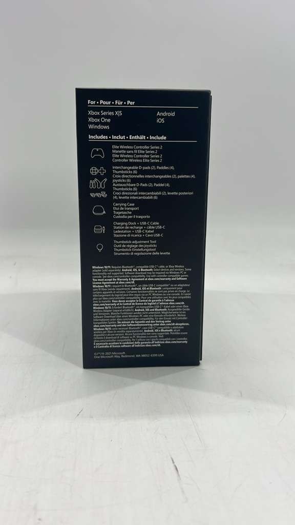 Microsoft Elite Gamepad PC,One Analogue/Digital Black FST-00003 New Sealed