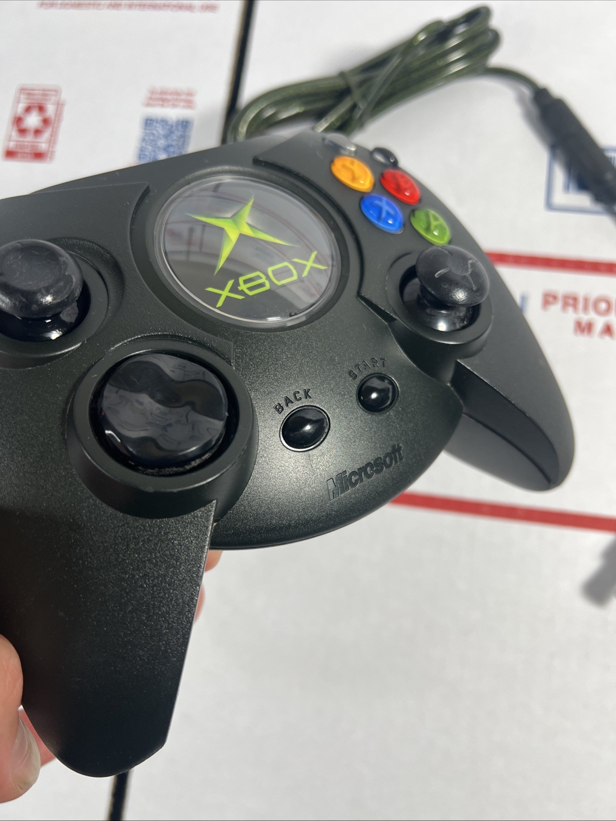 Original Xbox OEM “Duke” Controller with Breakaway Cable -NICE – SAME DAY SHIP
