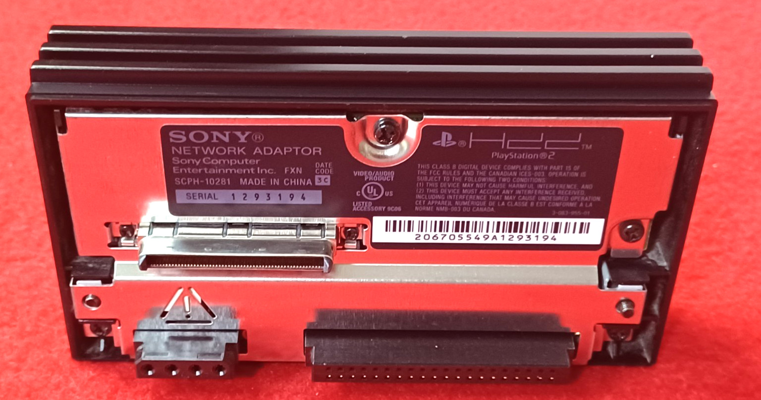 Official Sony PlayStation 2 PS2 Network Adapter SCPH-10281 HDD OEM Authentic
