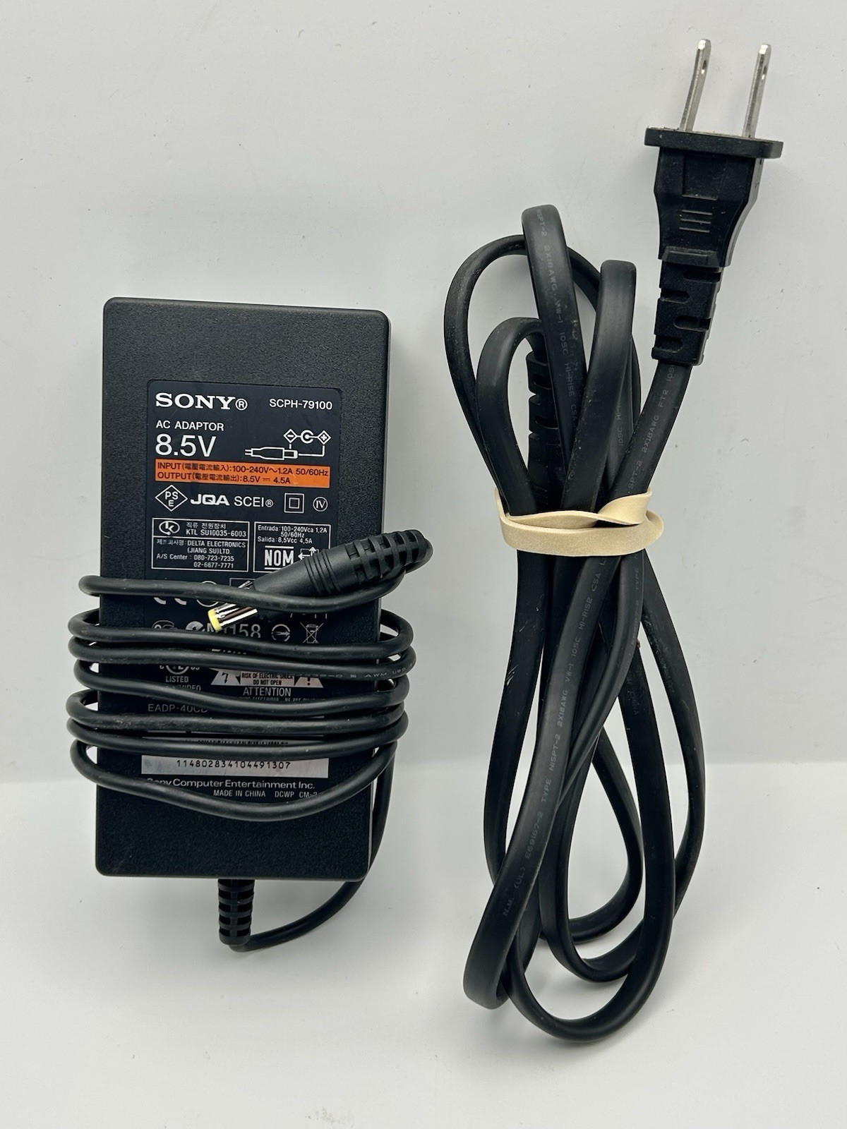 OEM Genuine Sony Playstation 2 PS2 Slim AC Adapter Power Supply 8.5v Original