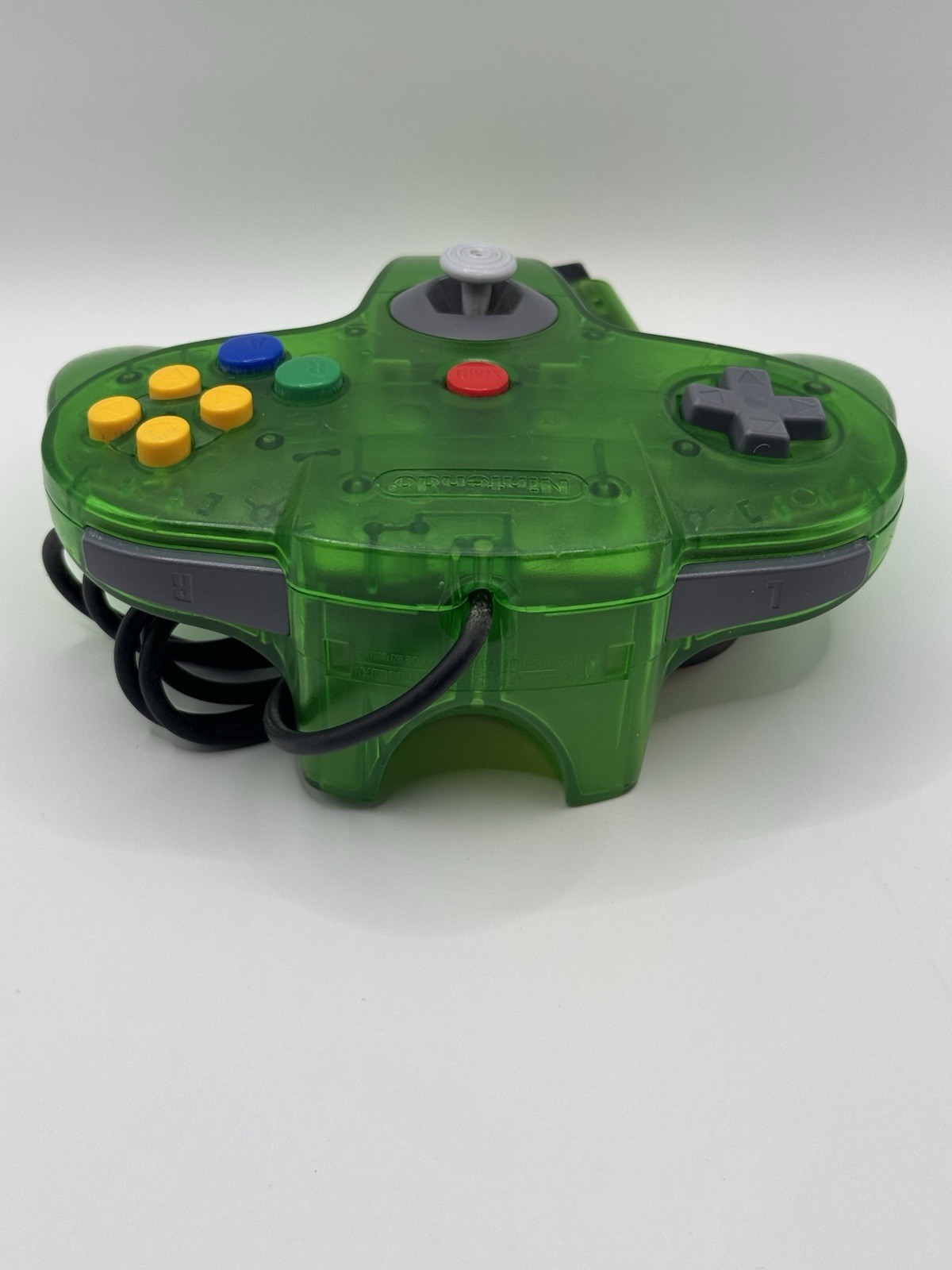 Funtastic Jungle Green Controller Nintendo 64 Authentic OEM Good Stick Tested