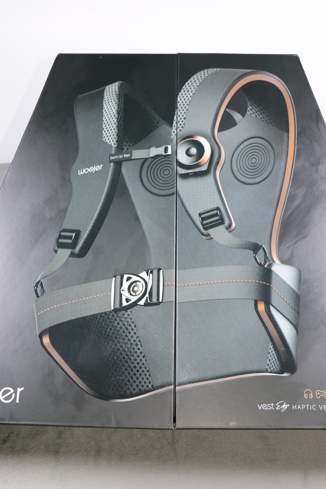 Woojer Vest Edge Haptic Vest Bundle (2) VR Gaming Music Immersive Bass