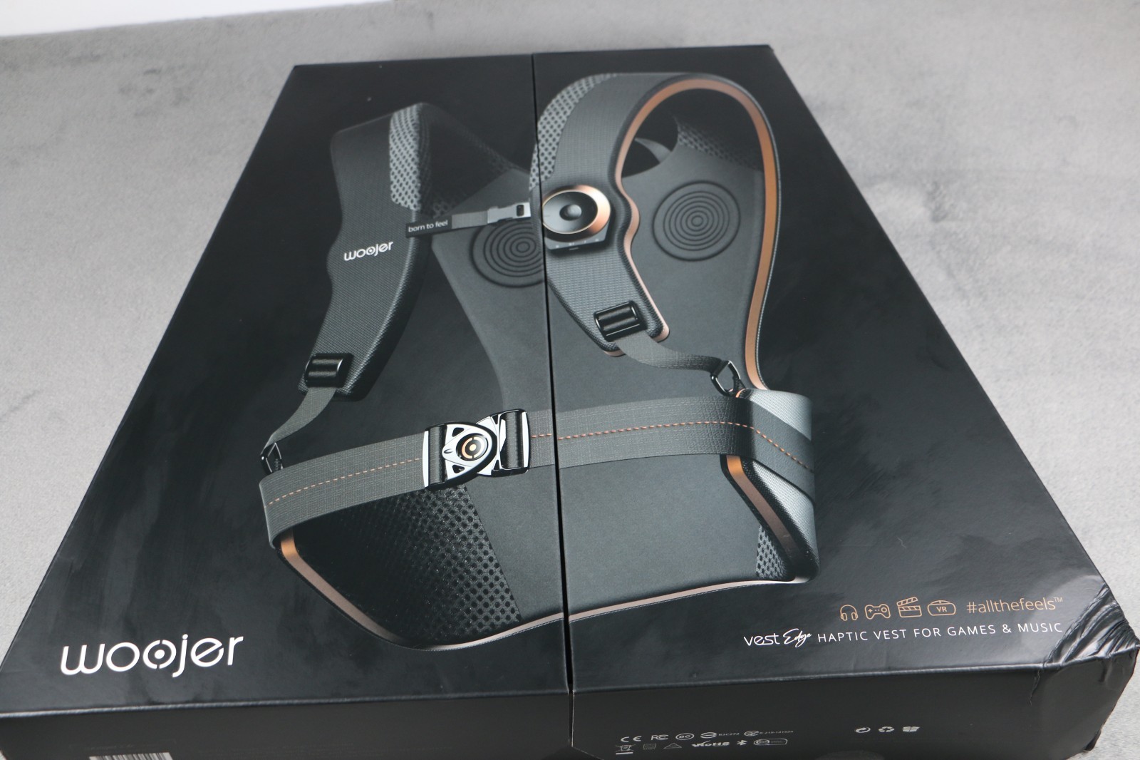 Woojer Vest Edge: Haptic Vest For Games And Music In Original Box Brand New