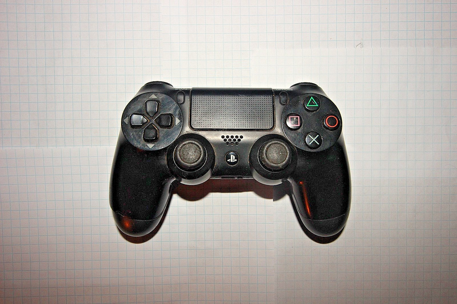 Sony PlayStation 4 PS4 DualShock 4 Wireless Controller Black CUH ZCT2U UNTESTED
