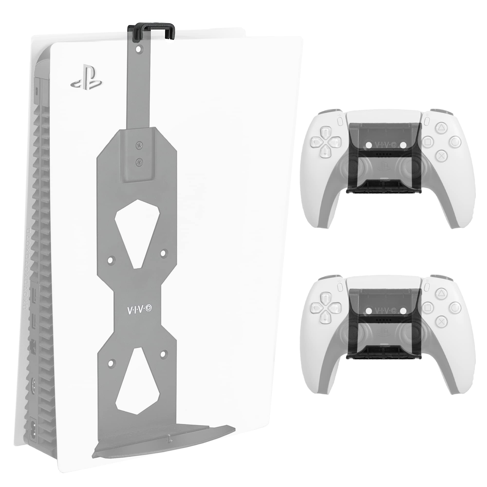 VIVO Steel Wall Mount Bracket Designed for PS5 Gaming Console, Vertical Displ…